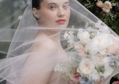 Model Under A Wedding Veil
